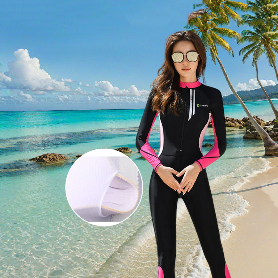Women's Sun Protection One - piece Diving Suit - Sidiou Group