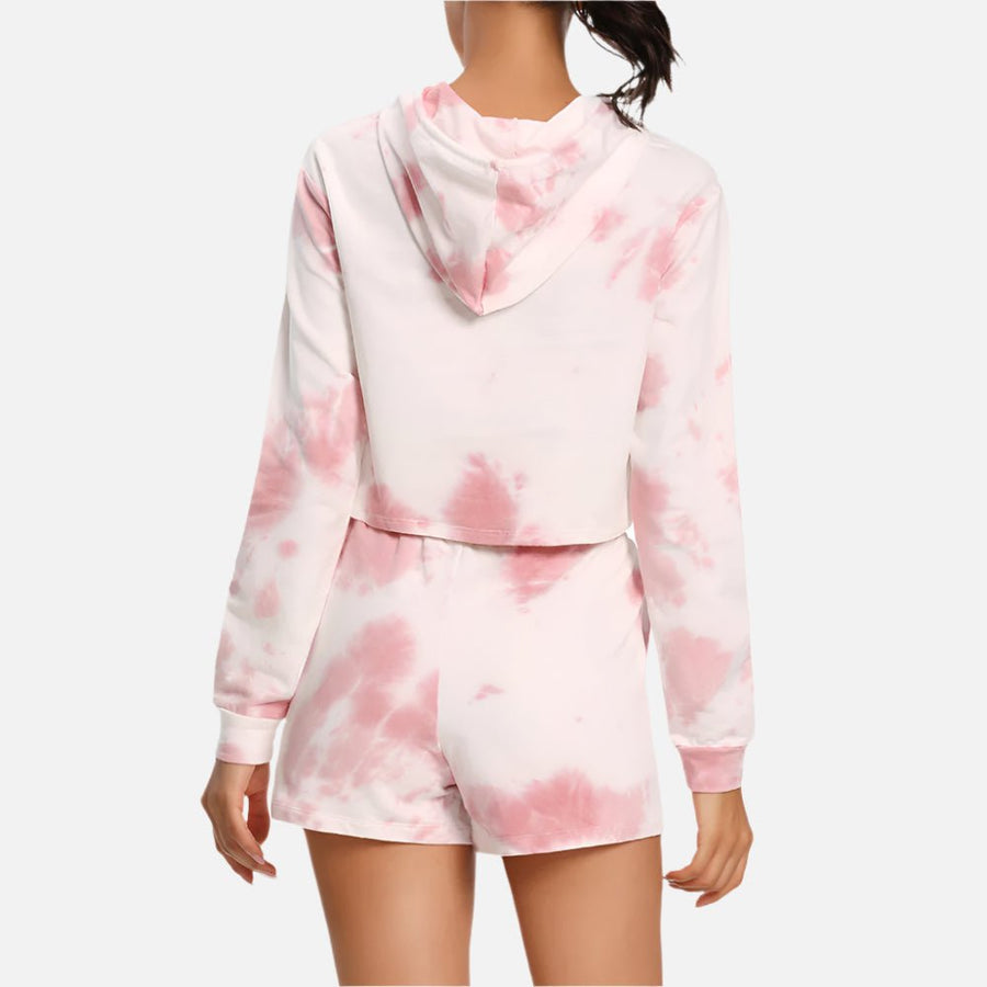 Women's Tie - Dyed Hoodie & Jogging Pants Set - Sidiou Group