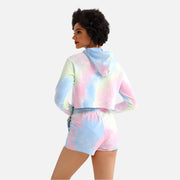 Women's Tie - Dyed Hoodie & Jogging Pants Set - Sidiou Group