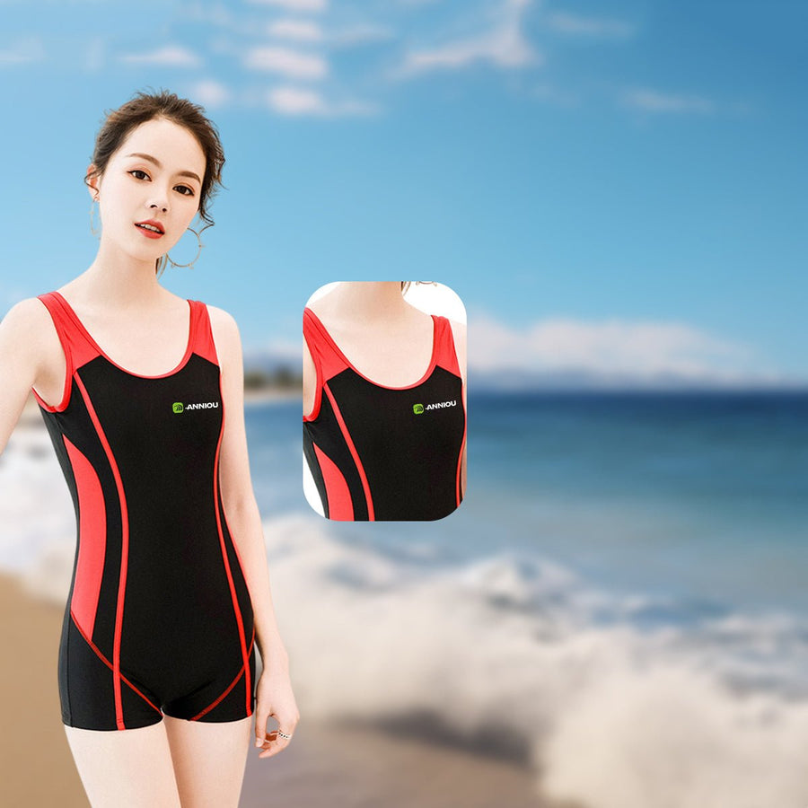 Women's U Neck Backless One Piece Swimsuit - Sidiou Group
