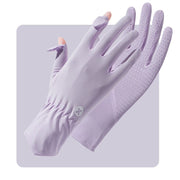 Women's UPF 50+ Breathable Sun Protection Gloves - Sidiou Group
