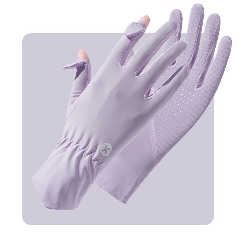 Women's UPF 50+ Breathable Sun Protection Gloves - Sidiou Group