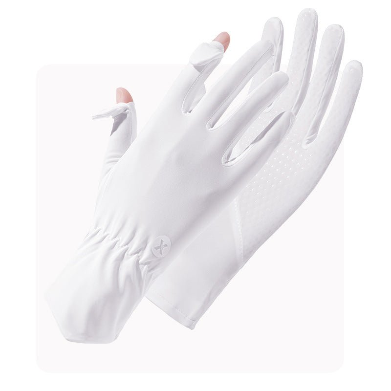 Women's UPF 50+ Breathable Sun Protection Gloves - Sidiou Group
