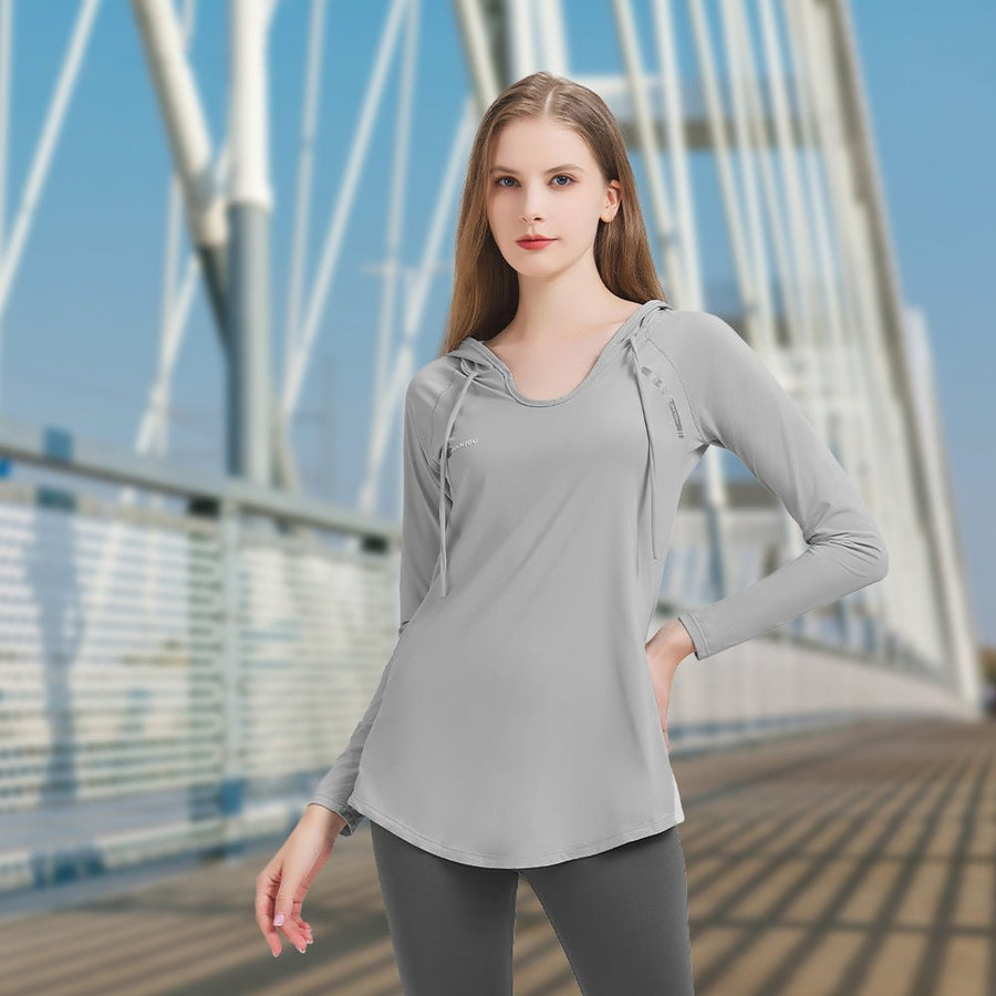 Women's UV Sun Protection Hooded Sweatshirt - Sidiou Group