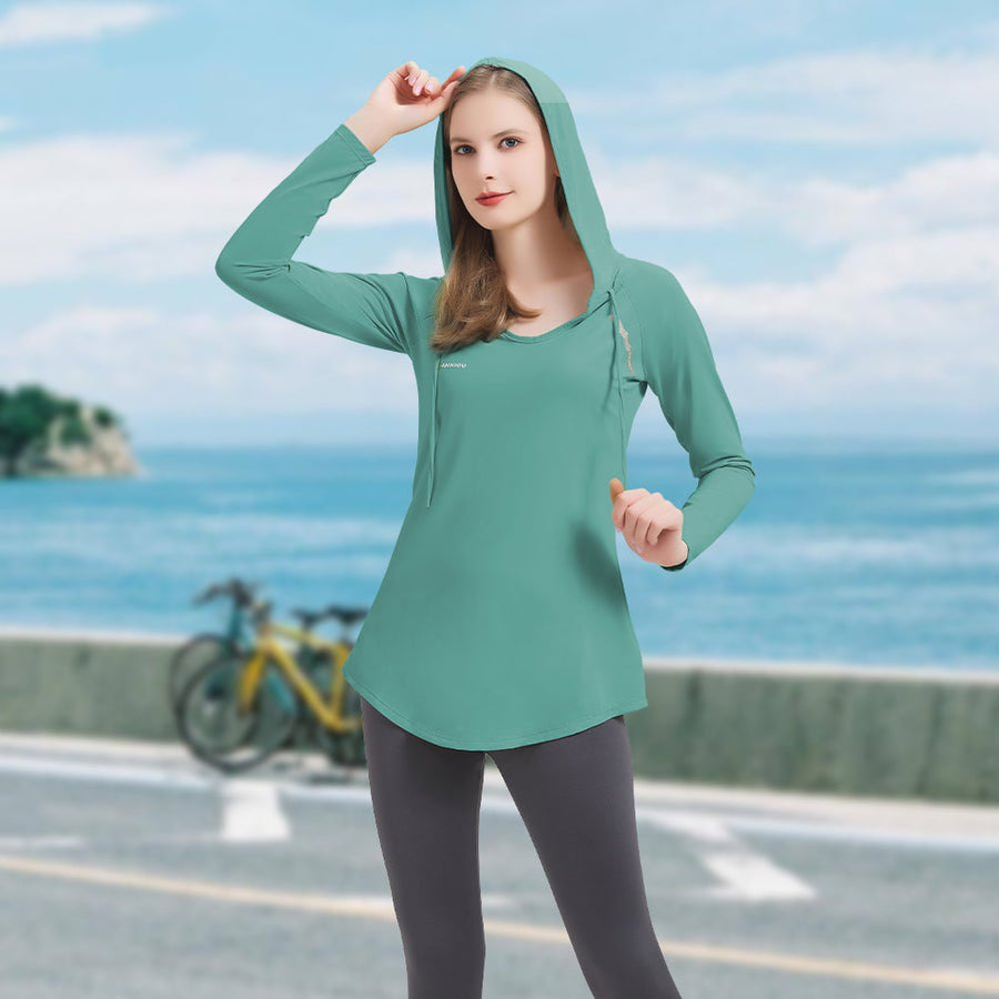 Women's UV Sun Protection Hooded Sweatshirt - Sidiou Group