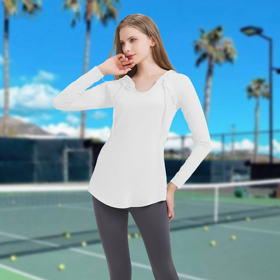 Women's UV Sun Protection Hooded Sweatshirt - Sidiou Group