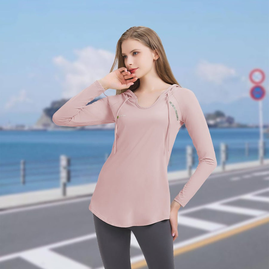 Women's UV Sun Protection Hooded Sweatshirt - Sidiou Group