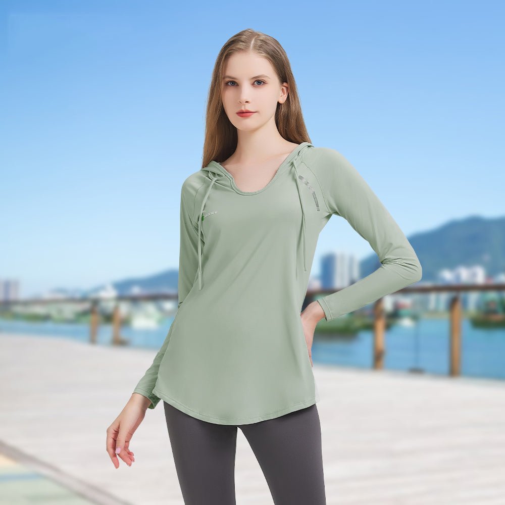 Women's UV Sun Protection Hooded Sweatshirt - Sidiou Group