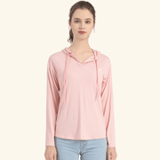 Women's V - Neck Hooded Casual Sweatshirt - Sidiou Group