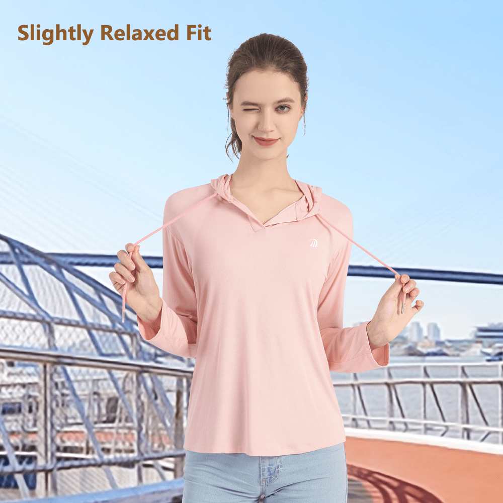 Women's V - Neck Hooded Casual Sweatshirt - Sidiou Group