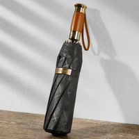 wooden handle business umbrella