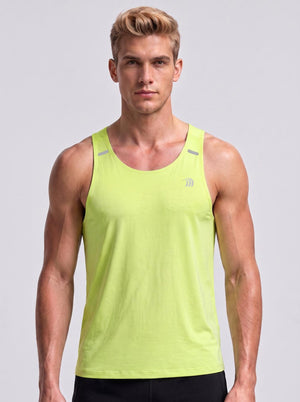 #yellow Men's Antibacterial Seamless Vest